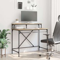Konzolna stolica s ladicama 100x40x75 cm, staro drvo  