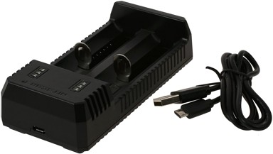NITECORE USB punjač UI2 Dual Slot za Li-Ion baterije, do 2 x 800 mA