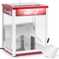 ROYAL CATERING Vitrina za zagrijavanje nachosa i kokica s LED osvjetljenjem 45 l