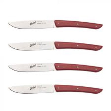 BERKEL Set noževa za meso, 4 komada crvena