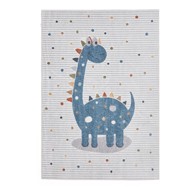THINK RUGS Plavi/svijetlo sivi dječji tepih 120x170 cm Vida Kids Dinosaur