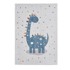 THINK RUGS Plavi/svijetlo sivi dječji tepih 120x170 cm Vida Kids Dinosaur