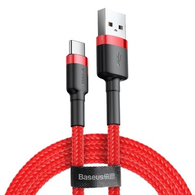BASEUS Kabel Cafule, USB-C, 3A, 1m 