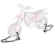 VEVOR Podizač za motocikl, prednji i stražnji stalak, 68 x 45 x 35 cm, crni