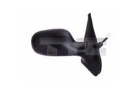 TYC Retrovizor Renault Clio 98-05, crni, desni, 01-, unutarnje podešavanje, Thalia 01-, 328-0013