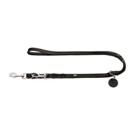 HUNTER Vodilica podesiva Solid Education 13 mm/200 cm, koža crna