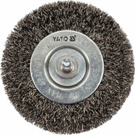 YATO Četka tarczowa z trzpieniem 75 mm INOX
