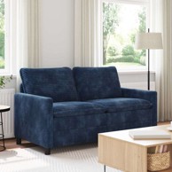 Sofa, 156x81x87,5 cm, 140 cm, poliester, mornarsko plava
