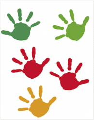 DAIBER 1x25 Mapa za portrete za djecu, ruke 13x18