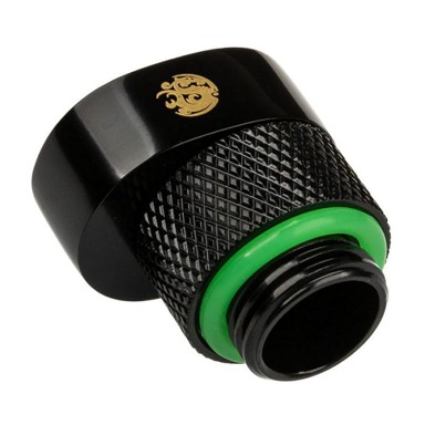 BITSPOWER Spojnica X-Cross G1/4 inča AG na G1/4 inča IG, 5mm pomak, mat crni