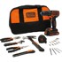 BLACK+DECKER Akumulatorksa bušilica sa priborom BDCDC18HTSA-QW 18V