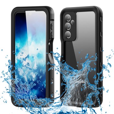 SHELLBOX Vodootporna IP68 360° maska za Samsung Galaxy A25 5G, crna