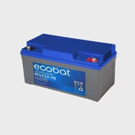 ECOBAT Baterija Lead Crystal 12V, 70Ah, VRLA, bez održavanja