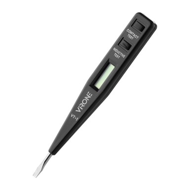 Elektronički ispitivač napona 5 u 1, 12–250 V, sa zaslonom, crni