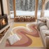 MILA HOME Oker žuti/prljavo rozi periv tepih 80x150 cm Strawberry Creamsicle 