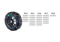 PRO COMPACT Lanci za snijeg 080, 9mm, PC9-080