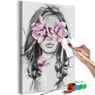 Slika za samostalno slikanje Flowers On Eyes 40x60