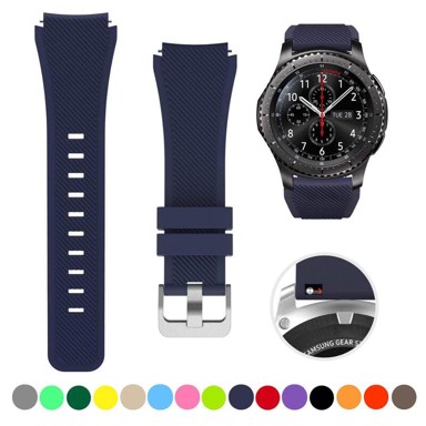 AMAZFIT Zamjenski silikonski remen za GTR 47 mm (A1901), GTR 2, GTR 2e, GTR 3, GTR 3 Pro, GTR 4 (22 mm) - Tamno plava