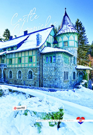 Bilježnica Postcard A4, kvadratići, 40 listova, meki uvez