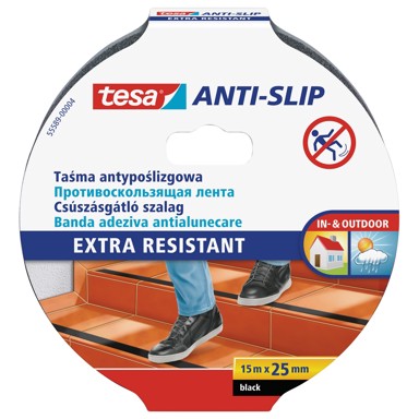 TESA Ljepljiva traka protuklizna crna 25MM/15M