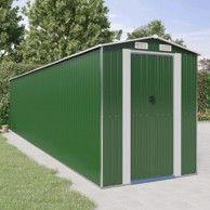Vrtno spremište zeleno 192x855x223 cm od pocinčanog čelika