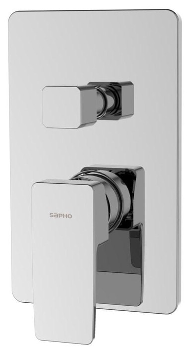 SAPHO Ugradbena miješalica za tuš TURSI, 2 izlaza, krom