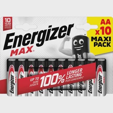 ENERGIZER Baterije Max AA LR6, 10 kom, ECO