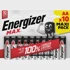 ENERGIZER Baterije Max AA LR6, 10 kom, ECO