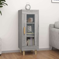 Komoda 34,5 x 34 x 90 cm, od konstruiranog drva, sivi hrast sonoma
