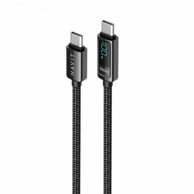 HAVIT Kabel USB-C na USB-C, LCD ekran, 100W, 2m