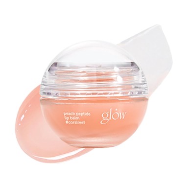 GLOW Balzam za usne Peach Peptide Repair Lip Balm Coralreef, 8 g