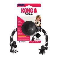 KONG Igračka za pse Extreme Ball with Rope, L