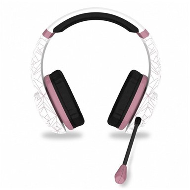 4GAMERS Gaming slušalice za PS4 Rose Abstract white, bijelo/roza