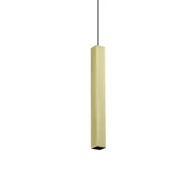 IDEAL LUX Visilica LOOK kvadratna SP1 D40 H400, zlatna