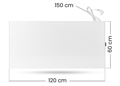 CRONOS Električni infracrveni grijač CRP-770TWP, 770 W