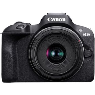 CANON Digitalni fotoaparat EOS R100 18-45, 25.8 Mpx, UHD 4K, crni