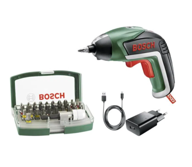 BOSCH Akumulatorski odvijač + bit set IXO GEN. V