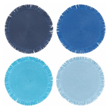 VDE TIVOLI 1996 Papirnati podmetači 4 kom ø 38 cm Shades of Ocean 