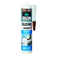 BISON Silikon Sanitarni Smeđi (280ML)