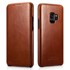 ICARER Kožna torbica Curved Edge Vintage Folio za Samsung Galaxy S9 (RS99201-BN), smeđa