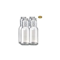 VETRO Staklena boca Juicy, 1 l, 4 kom