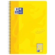 OXFORD Blok A4+ karo 400086495 80 listova s perforacijom i 4 rupe, žuta