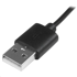 STARTECH USB kabel USBAUBL1M 1 m USB 2.0 USB-A Micro-USB b, crni