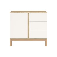 FAKTUM Loop komoda, bijela-hrast