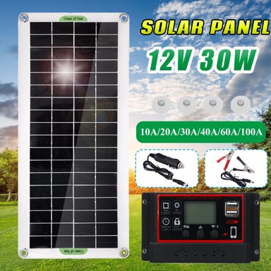Solarni set za punjenje akumulatora 30W