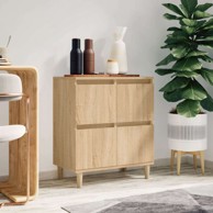 Komoda, 60 x 35 x 70 cm, od konstruiranog drva, sonoma hrast