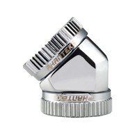 PHANTEKS Kutni adapter 45° Glacier, 16 mm OD do 16 mm OD, Hardtube, krom, srebrni