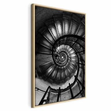 Slika Dizziness, jednodijelna, okomita, 40x60 cm, u prirodnom drvenom okviru