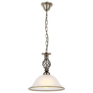 GLOBO LIGHTING Rustikalna Lampa Visilica 1xE27 60W 120 cm, bijela