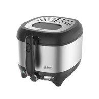 FIRST AUSTRIA Friteza s uklonjivom posudom, 2,5 l, 1600 W, srebrno-crna T-5058-3